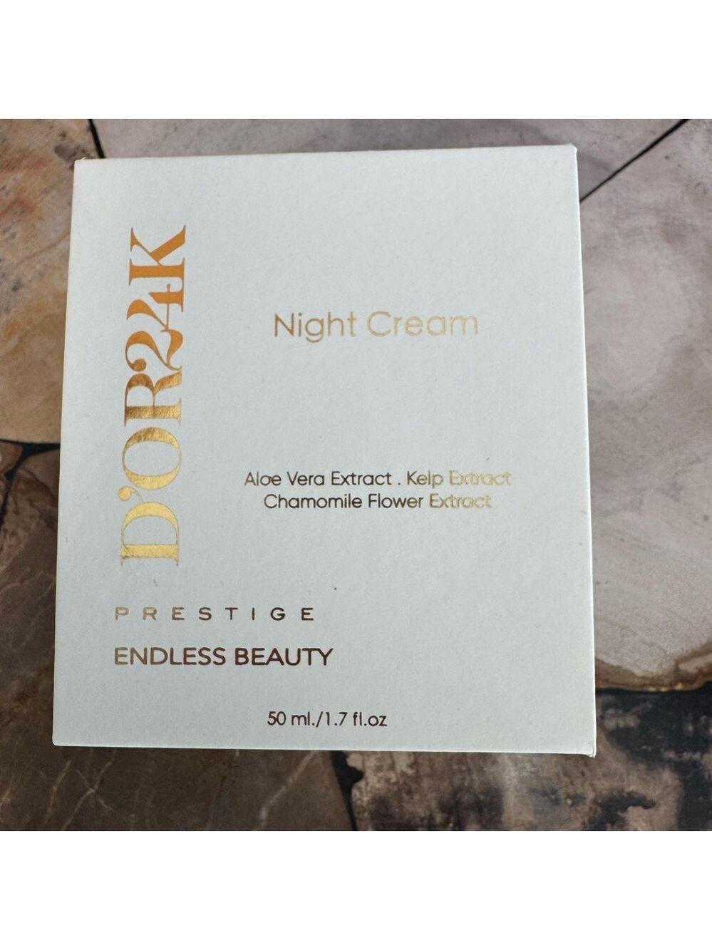 D’OR 24K Prestige Endless Beauty Night Cream - NIB Rejuvenate & Restore Skin
